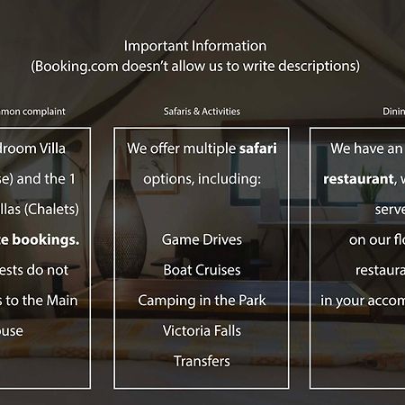 Chobe House Villa And Chalets Kasane Exterior photo
